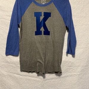 Kentucky Blue and Gray Raglan Shirt